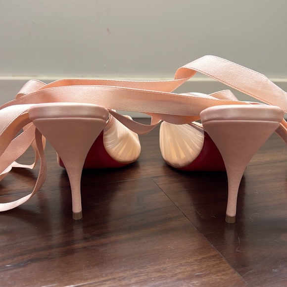 louboutin wrap heels